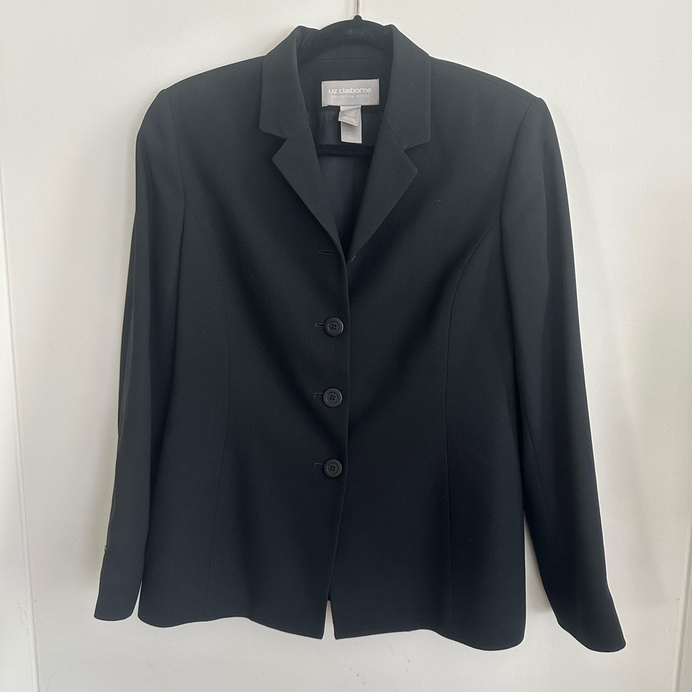 Liz Claiborne Elegant Black Blazer